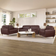 Lifestyle Solutions Serta Dublin Brown Sofa 78.3" 3 Seater