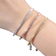 By Laila Cross Border Bracelet Set of 3 - Silver/Rose Gold/Gold/Transparent