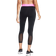 Nike Pro 365 Women's Mid Rise Cropped Mesh Panel Leggings - Black/Playful Pink/White