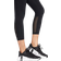 Nike Pro 365 Women's Mid Rise Cropped Mesh Panel Leggings - Black/Playful Pink/White