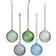 Hadeland Glassverk Bauble Green Juletrepynt 5cm 5st