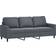 vidaXL 3201955 Dark Gray Sofa 78" 3 6 Seater