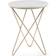 WyndenHall Rivley White/Gold Small Table 18"