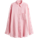 H&M Oversized Linen Shirt - Light Pink