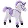 Homcom Standing Animal Riding Horse on Wheels