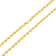 Nuragold Rope Chain Diamond Cut Necklace - Gold