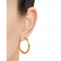 Macy's Round Hoops - Gold