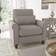 Bush Hudson Accent Beige Herringbone Lounge Chair 36"