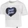 New Era Girl's Colorado Rockies Flip Sequin Heart Crop Top - White