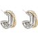 David Yurman Crossover Shrimp Earrings - Gold/Silver