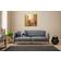 Chilli Genna Gray Sofa 180cm 3-Sitzer