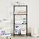 MZG 4-Tier Black Shelving System 24x53"