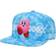 Kirby Kid's Cloud Pattern Snapback Cap - Blue