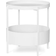 Torkelson Milano White Sidebord 50cm