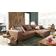 Caro Cognac Brown Sofa 305cm 3-Sitzer