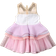Felcia Toddler Cartoon Unicorn Party Pageant Tutu Dress - Pink