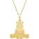 Disney Winnie The Pooh Pendant Necklace - Gold