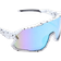 boohooMAN Visor Sunglasses White/Blue