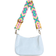 Threaded Pear Lucy Handbag - White/Turquoise Boho