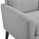 Mercury Row Bopp Light Gray Armchair 33.5"