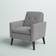 Mercury Row Bopp Light Gray Armchair 33.5"