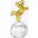 Swarovski Kris Bear Ready To Disco Yellow Figurine 3.3"