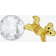 Swarovski Kris Bear Ready To Disco Yellow Figurine 3.3"