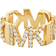 Michael Kors Precious Pavé Logo Ring - Gold/Transparent