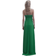 Mango Draped Insert and Bow Dress - Green