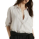 H&M Linen Blend Shirt - Light Beige/Striped