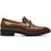 Stacy Adams Kid's Kaylor Moc Toe Bit Slip On - Cognac