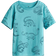 H&M Printed T-shirt - Turquoise/Lizards