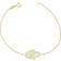Kool Hamsa Bracelet - Gold/White Gold