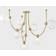 Astraia Vintage Brass Pendant Lamp 66.8"