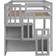 Triple Tree Loft Bed with 2 Storage Steps