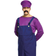 Nintendo Waluigi Budsjett Karnevalskostyme