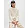 White + Warren Women's Cotton Rope Bell Sleeve Crewneck Top Cotton/Polyester