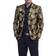 Cloudstyle Men's Dress Floral Suit Notched Lapel Slim Fit Stylish Blazer - Golden