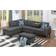 Three Posts Alger Dark Gray Linen Blend Sofa 98" 4 Seater
