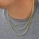 Nuragold Solid Miami Cuban Link Chain Necklace 3.5mm - Gold