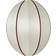 Oi Soi Oi Indochina Classic Oval Offwhite/Bordeaux Lampenschirm 44cm