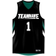 KXK Custom Reversible Basketball Jersey - Black/Green