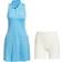 Adidas Ultimate 365 Tour Pleated Dress - Semi Blue Burst