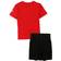 Nike Kid's Futura Performance Graphic T-shirt & Shorts Set - Black/Red