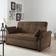 Lifestyle Solutions Honor Brown Sofa 72.6" 3 Seater