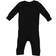 Rabbit Skins Infant Long Legged Rib Bodysuit - Black (4412)