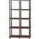 17 Stories Amiyah Walnut Regalsystem 70x122cm