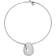 Robert Lee Morris Soho Dome Pendant Wire Necklace - Silver