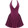 House of CB Valentia Halter Mini Dress - Wine