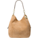 Michael Kors Lillie Large Suede Shoulder Bag - Camel